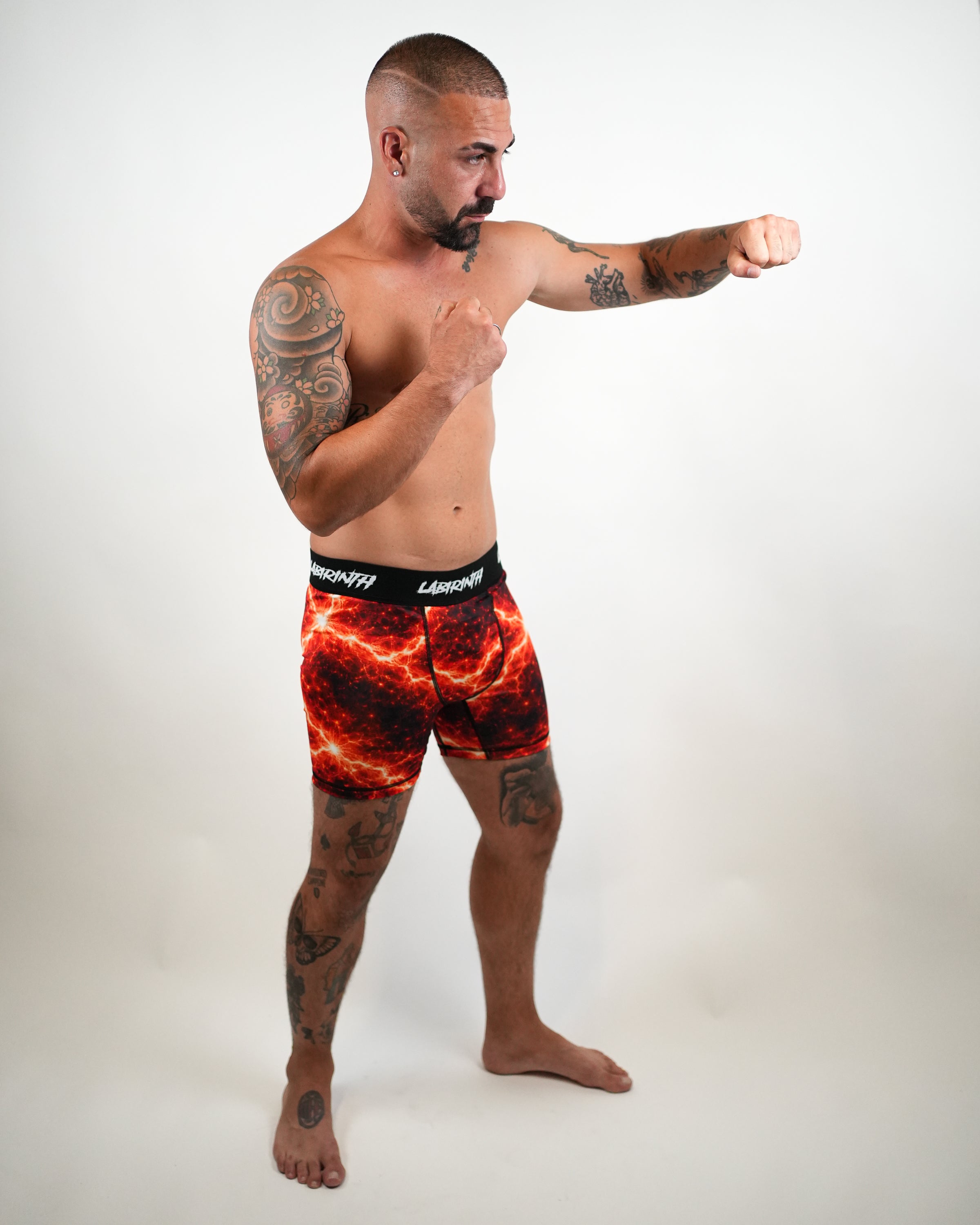 Tempesta Compression Shorts Red