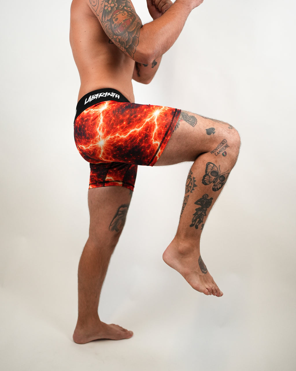 Tempesta Compression Shorts Red