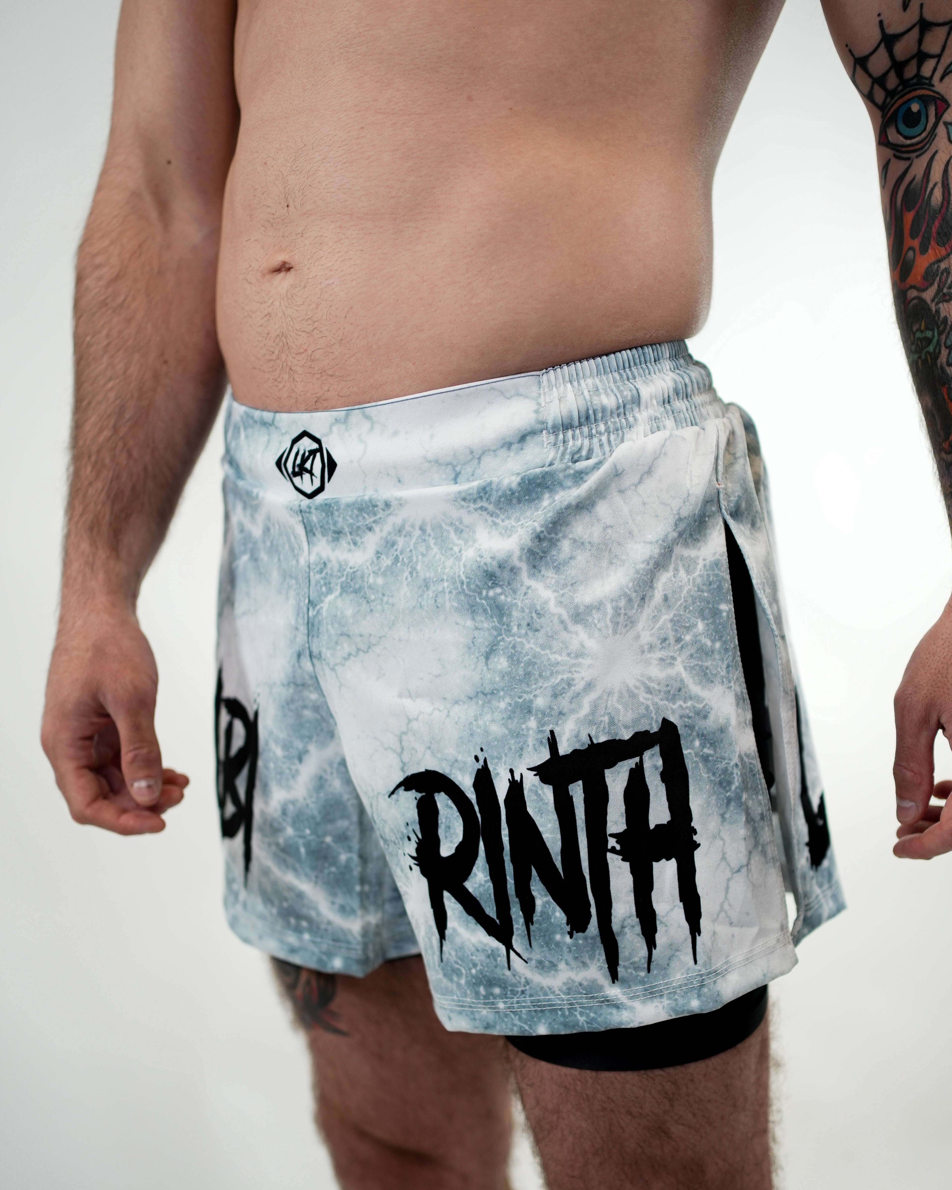 Tempesta 2 in 1 Shorts White