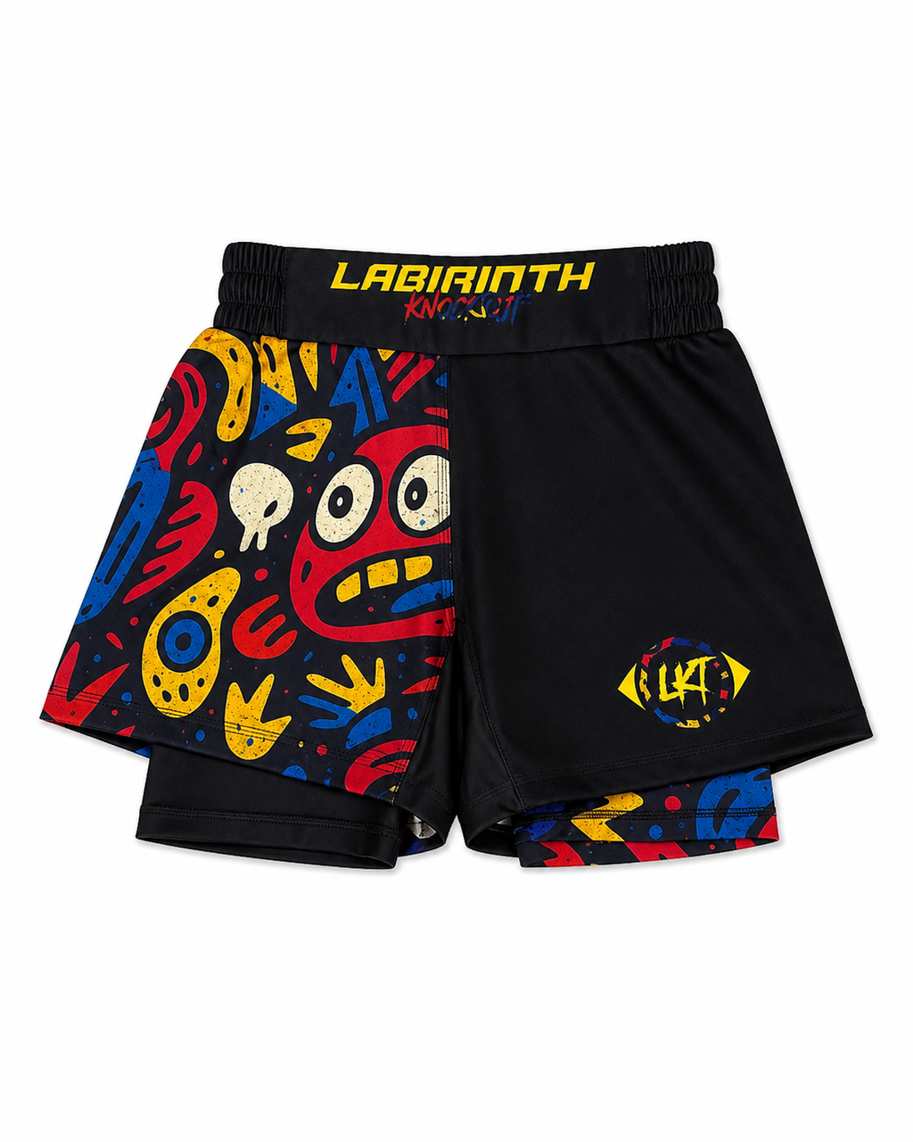 Momentum 2 in 1 Shorts Graffito