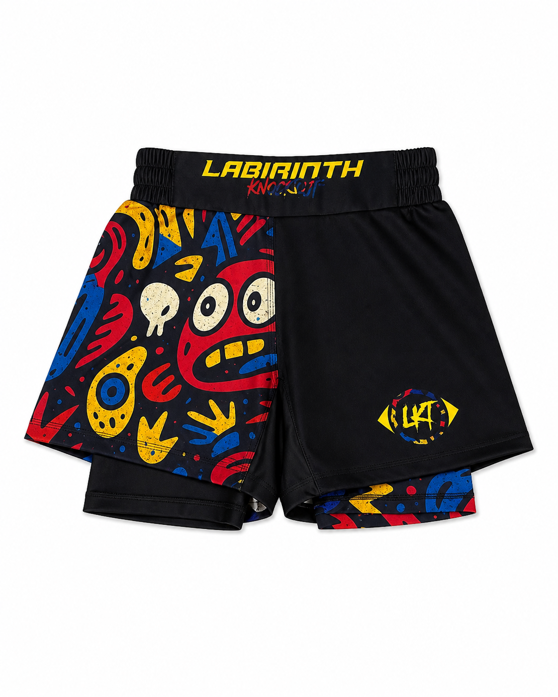 Momentum 2 in 1 Shorts Graffito